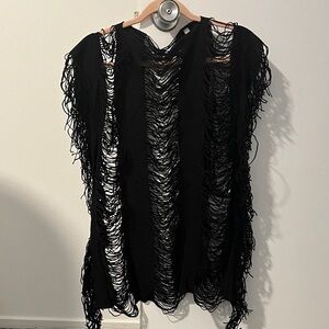 Pilyq Elegant Black Knit Coverup